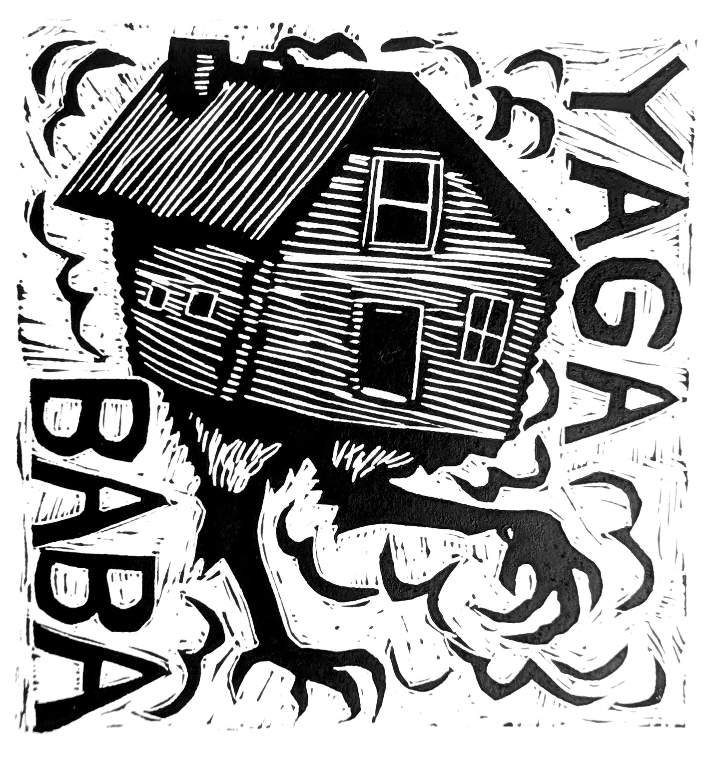 BABA YAGA Card & Envelope