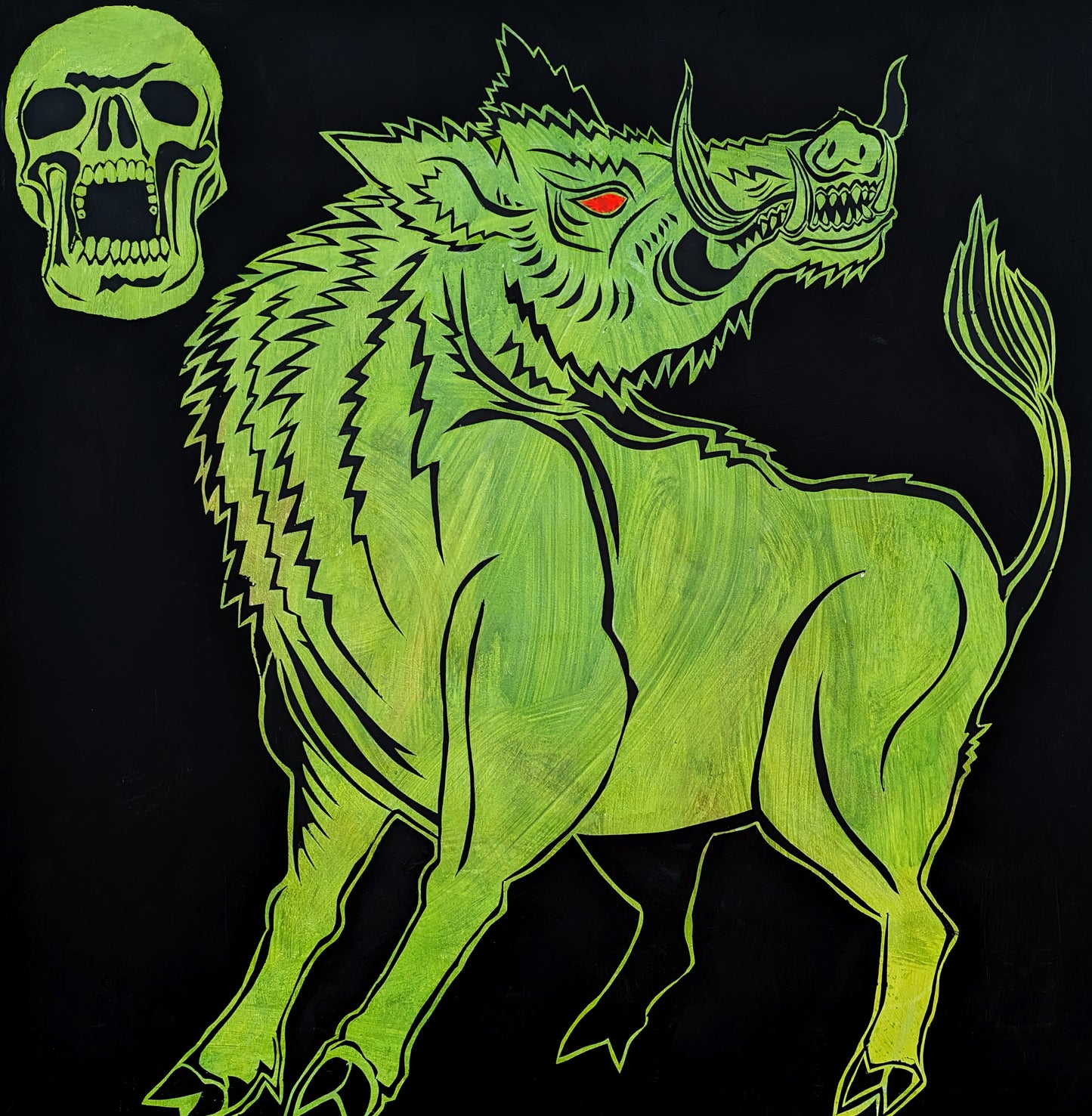 Hogzilla Sticker