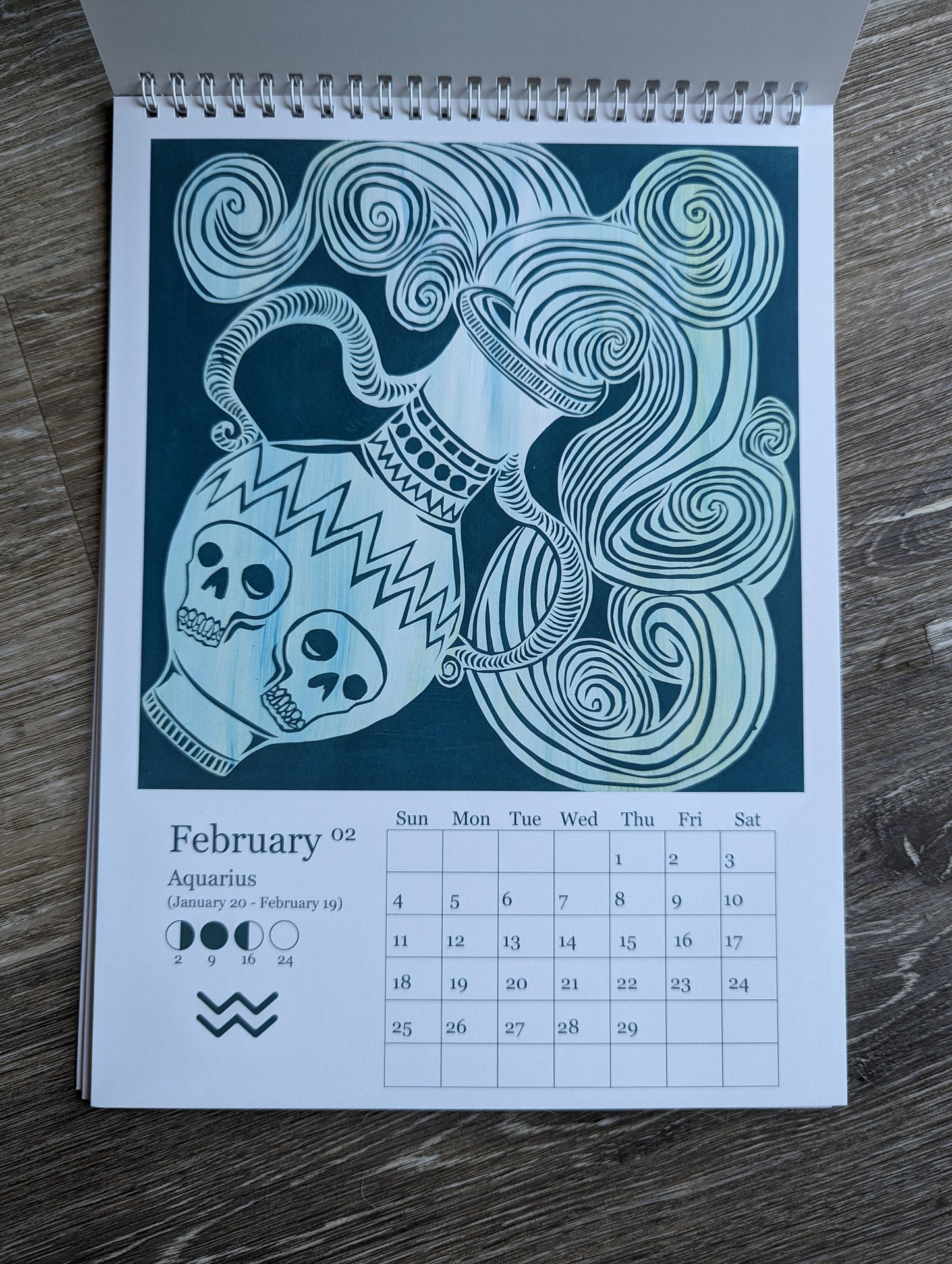 2024 Brunky Art Zodiac Calendar