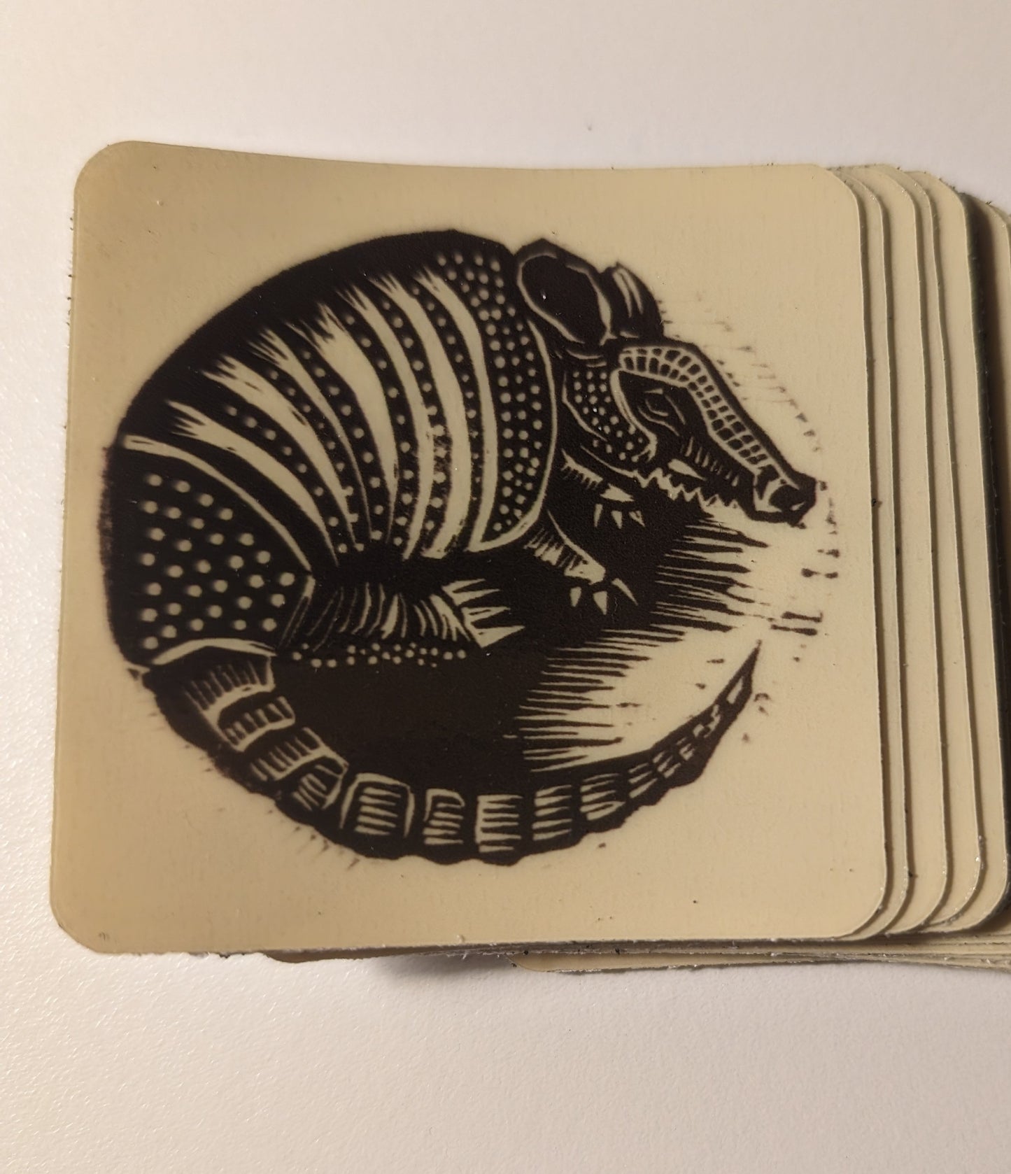 Glow In The Dark Armadillo Sticker
