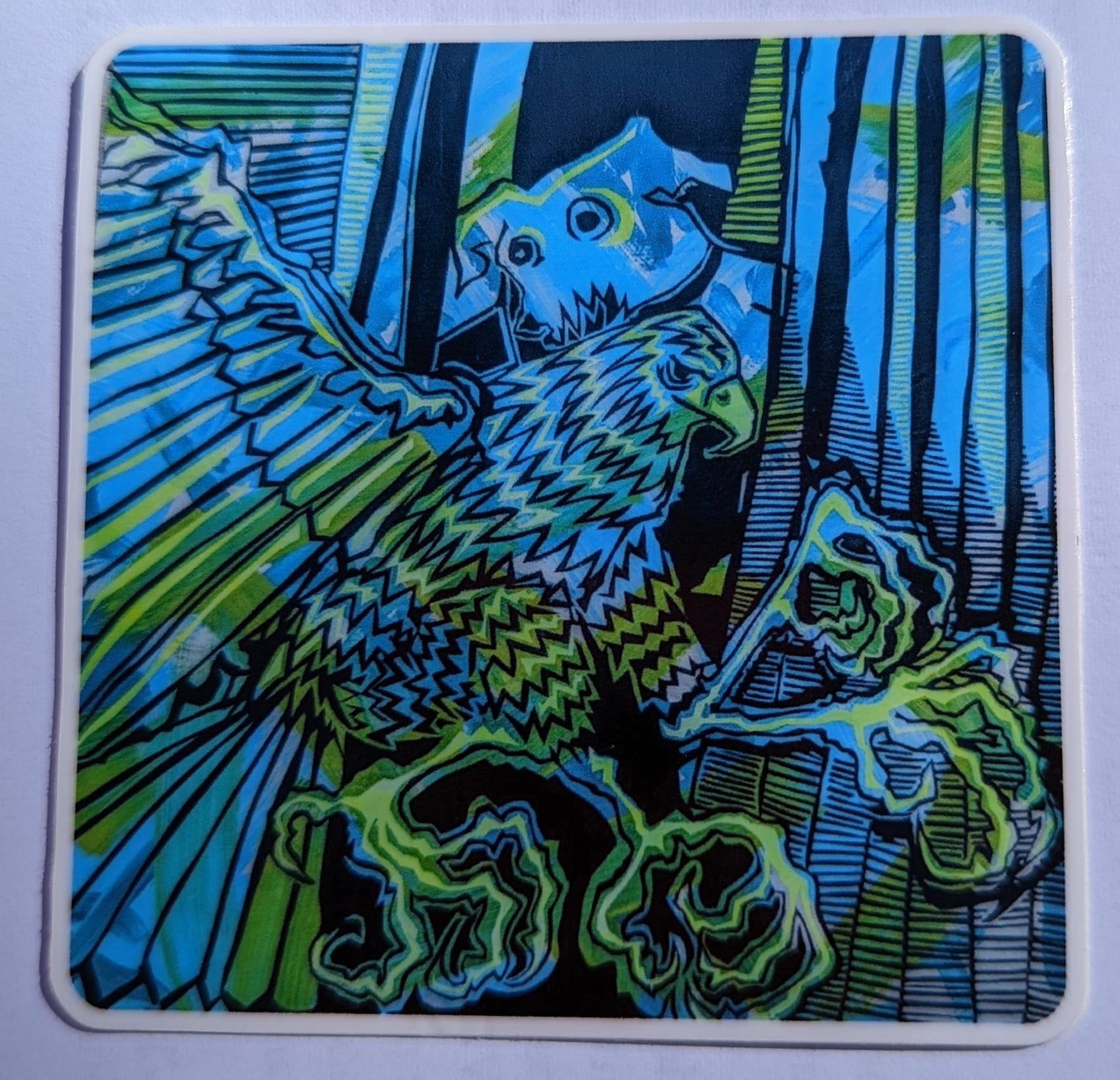 Chicken Hawk Sticker