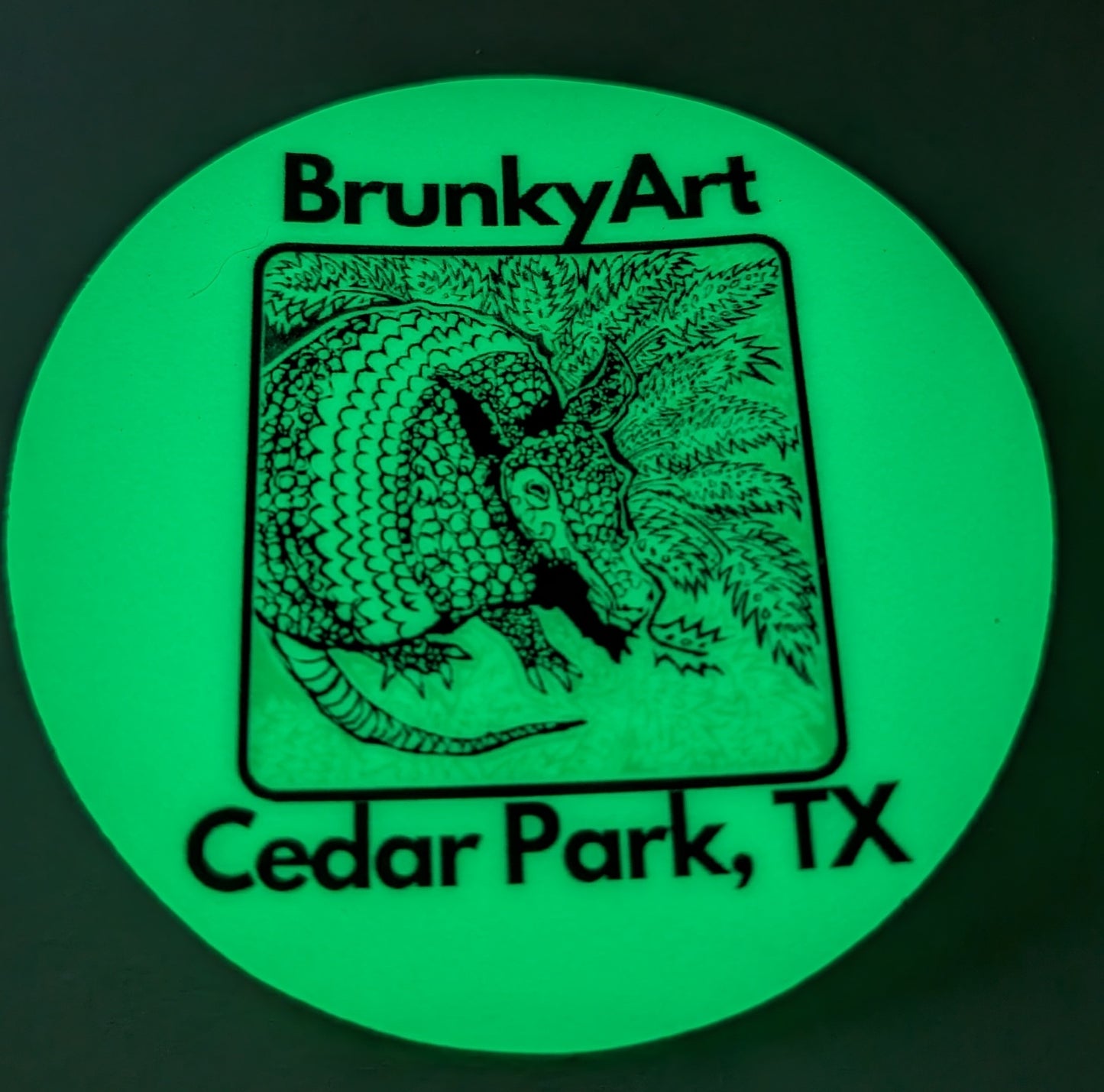 Glow In The Dark Logo Sticker