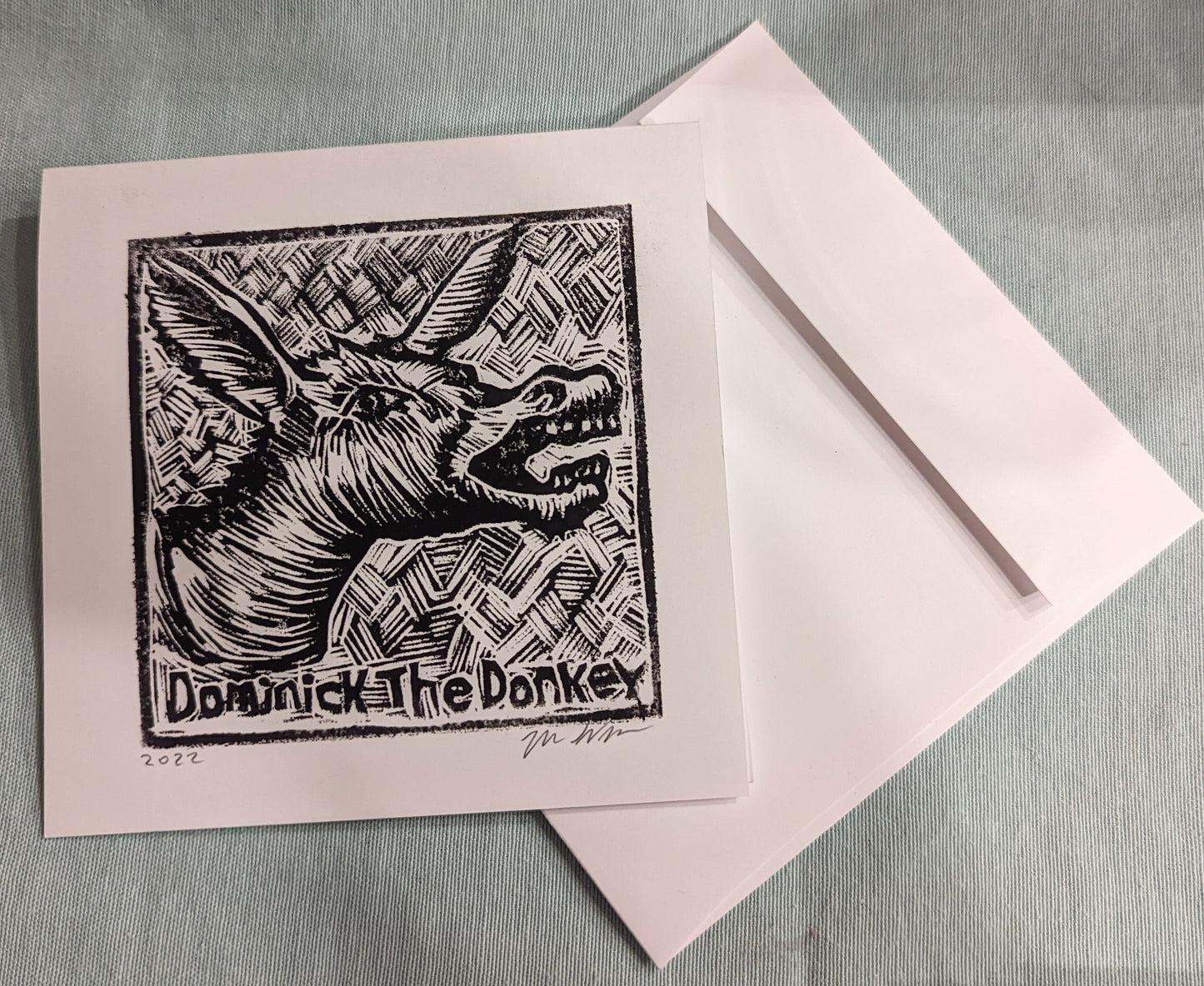 Dominick The Donkey Holiday Card & Envelope