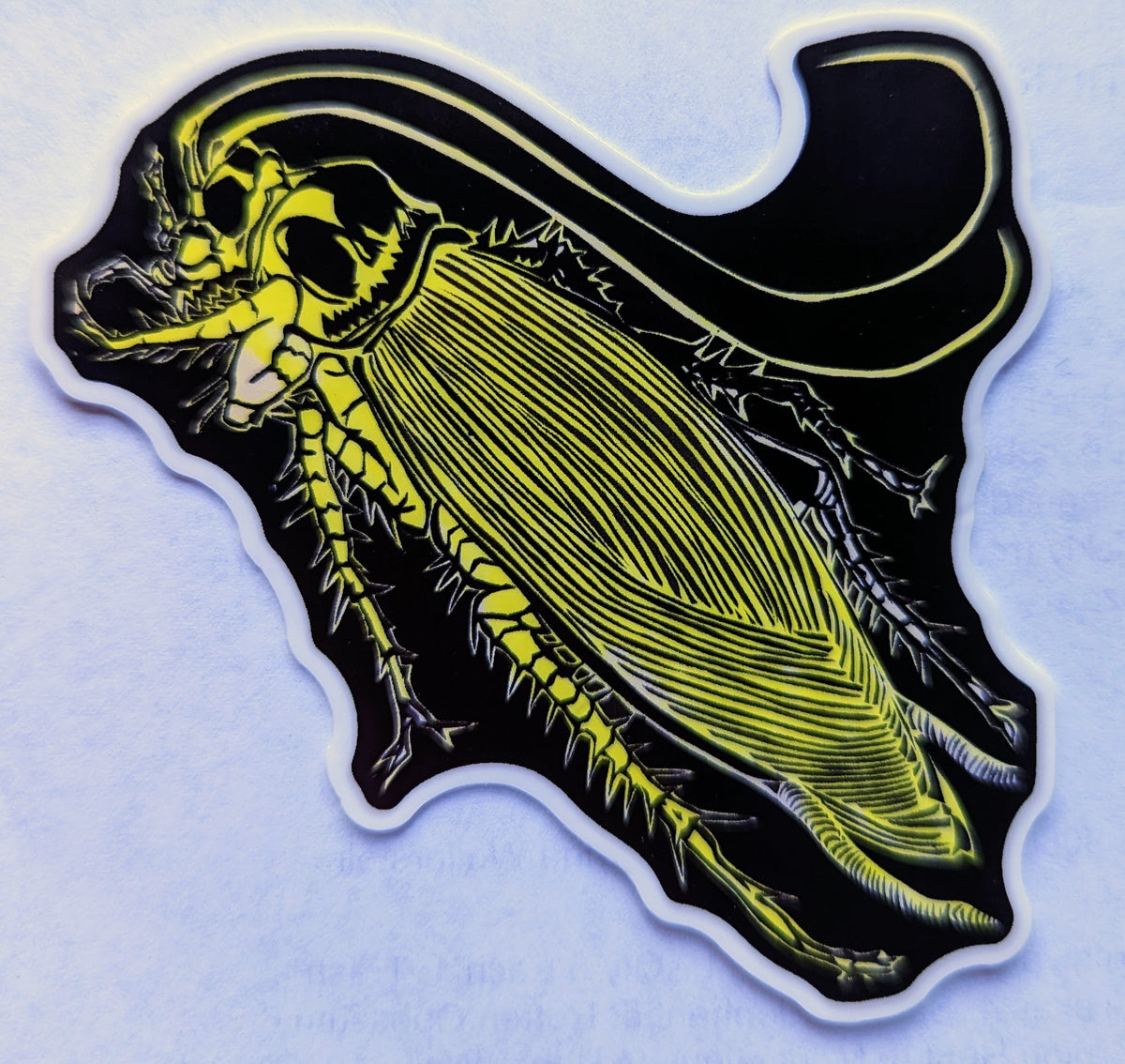 Sticker Roach Danger Roach Sticker – Brunky