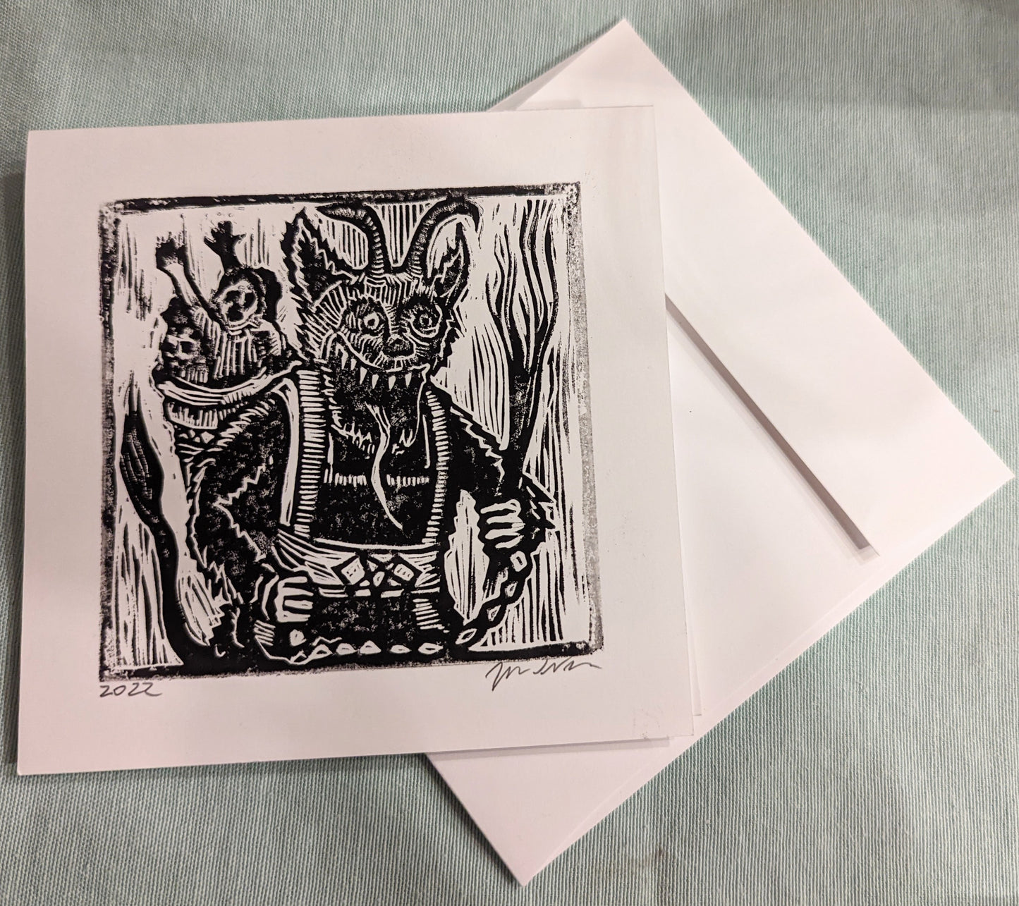 Krampus Card & Envelope