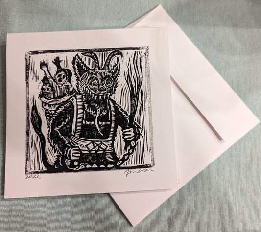 Krampus Card & Envelope