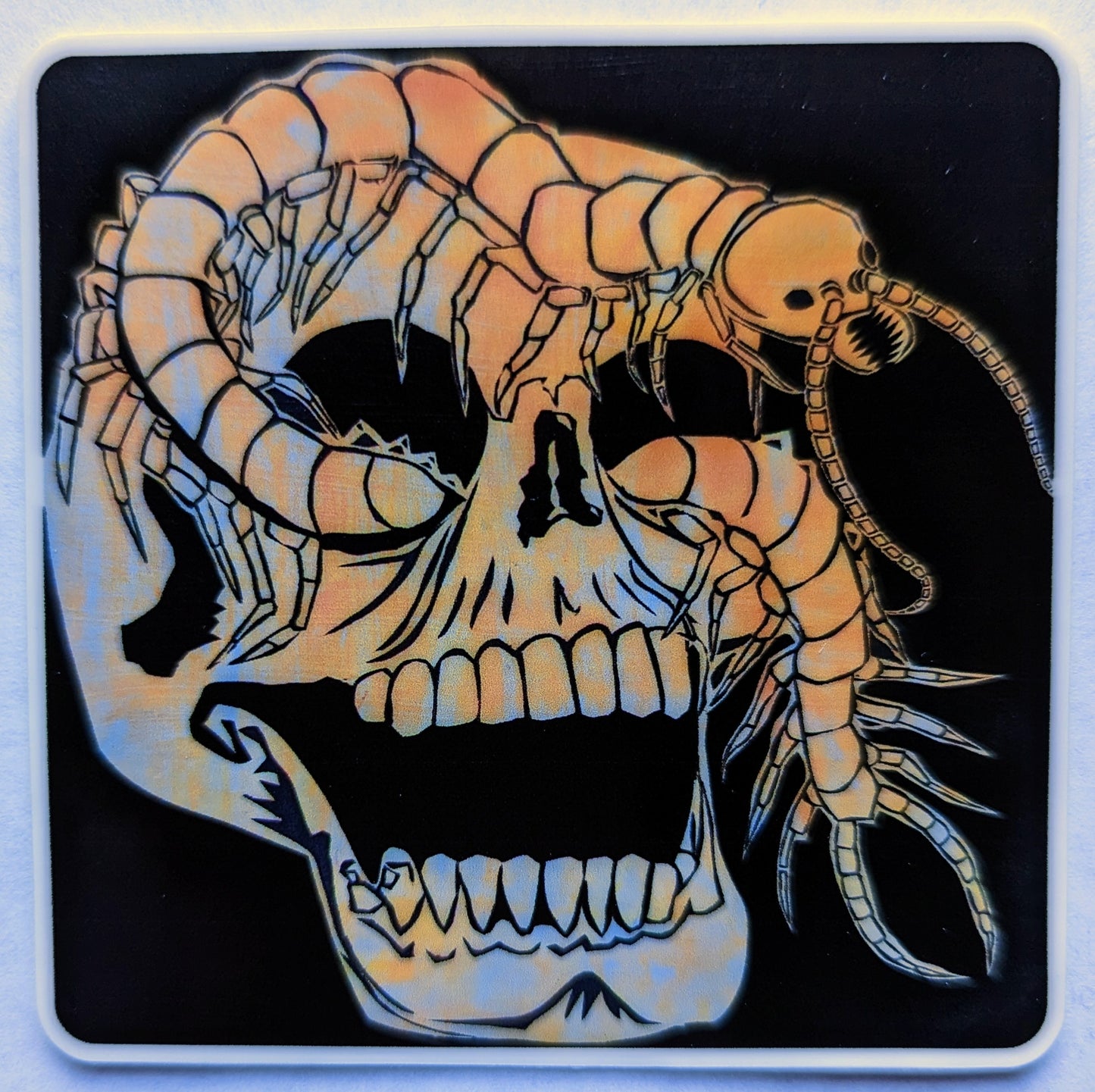 Skull & Centipede Sticker
