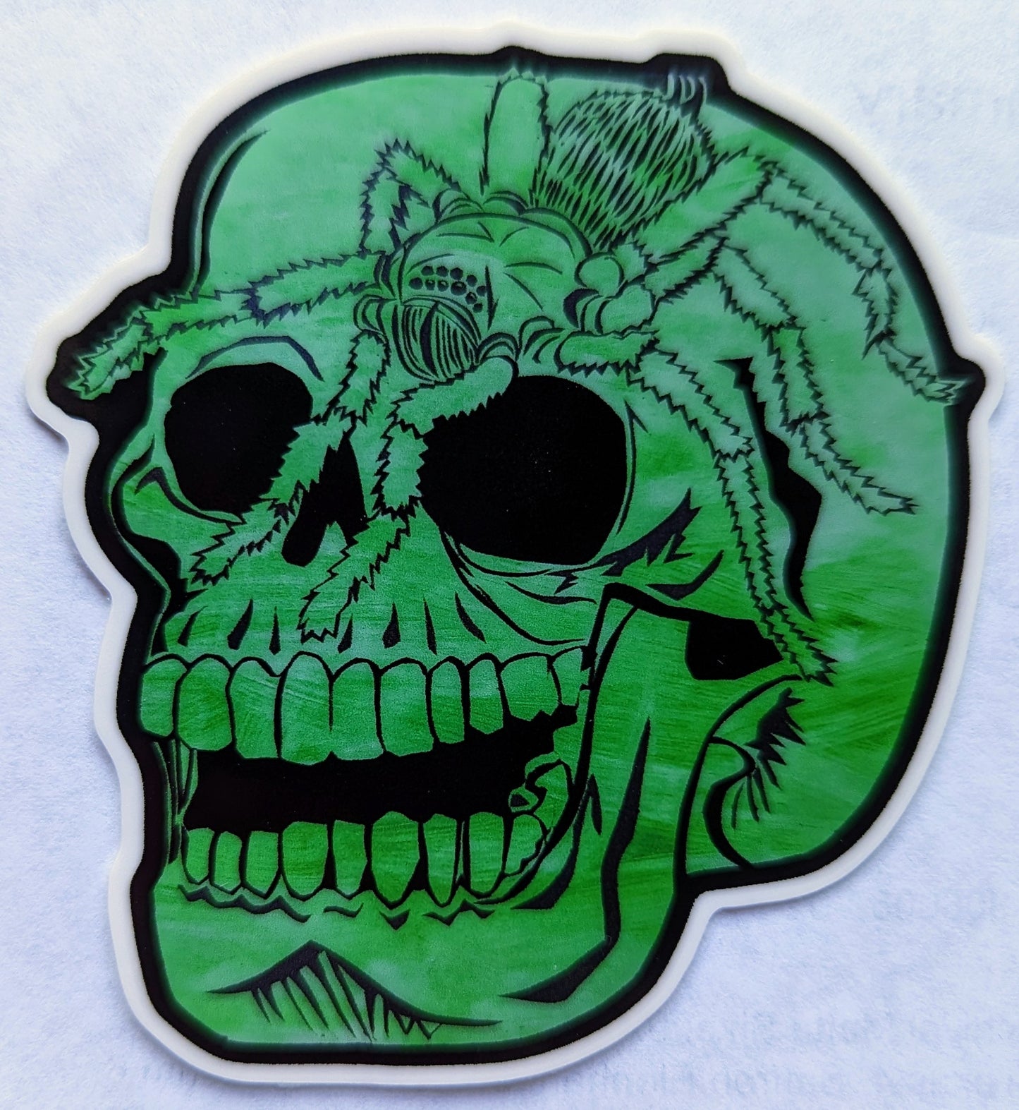 Skull & Tarantula Sticker